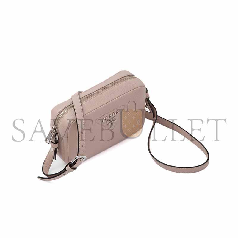 PRADA LEATHER CROSSBODY SHOULDER BAG 1BH192 (19*12*6cm)